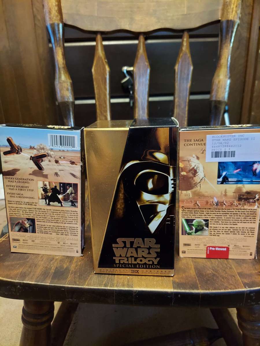 This is a Star Wars trilogy collectionA little bit of star w