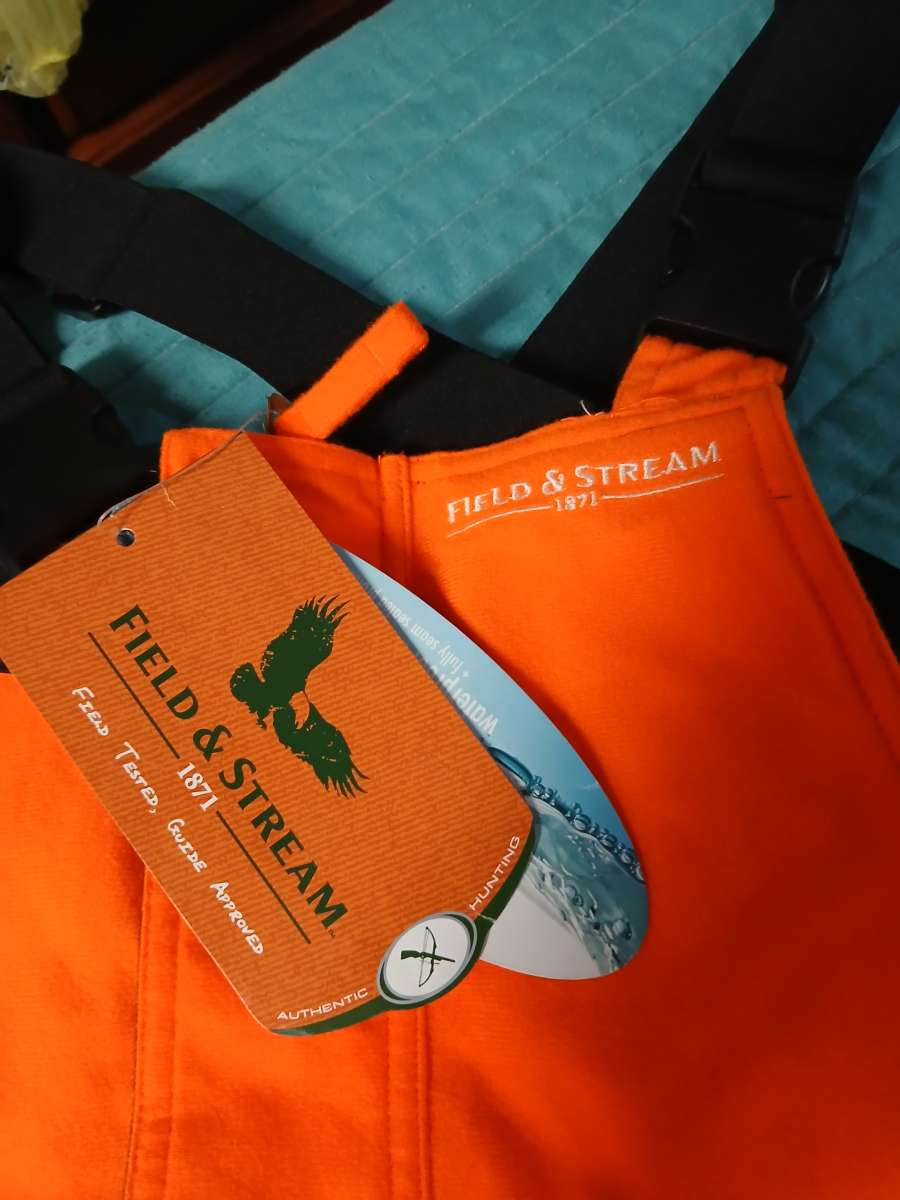 New mens orange specialty overalls