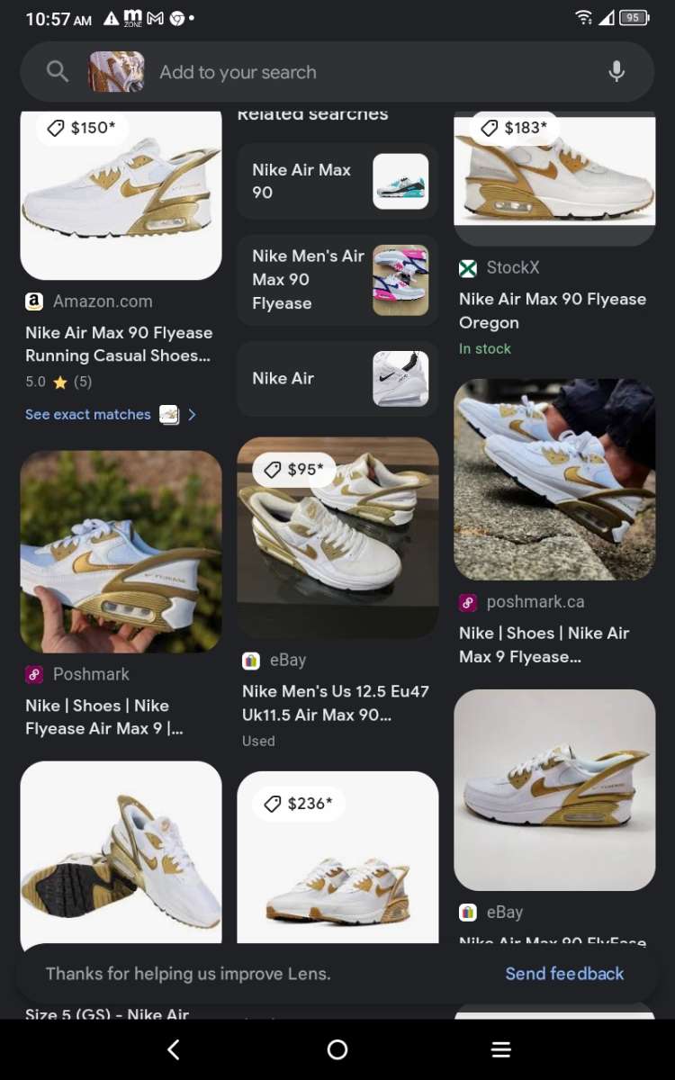 7 Y GoldWhite Nike Flyease