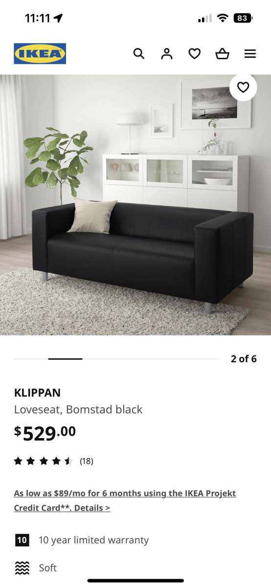 IKEA KLIPPAN COUCH