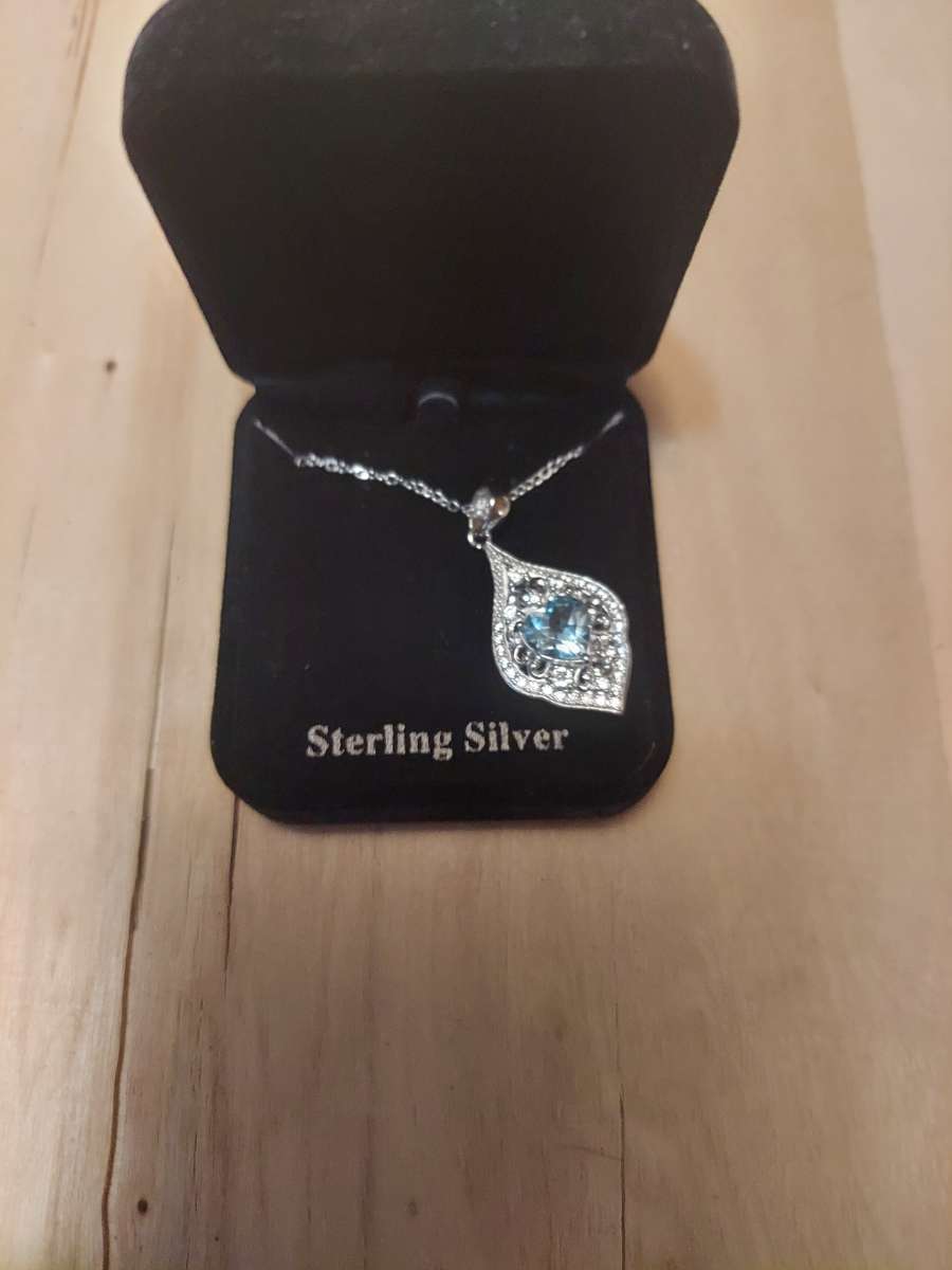 This is a nice sterling silver necklace  very nice