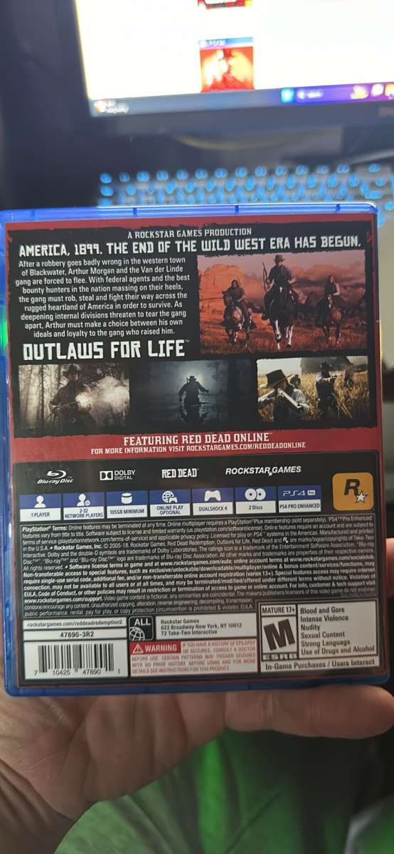 Red Dead Redemption 2 ps4