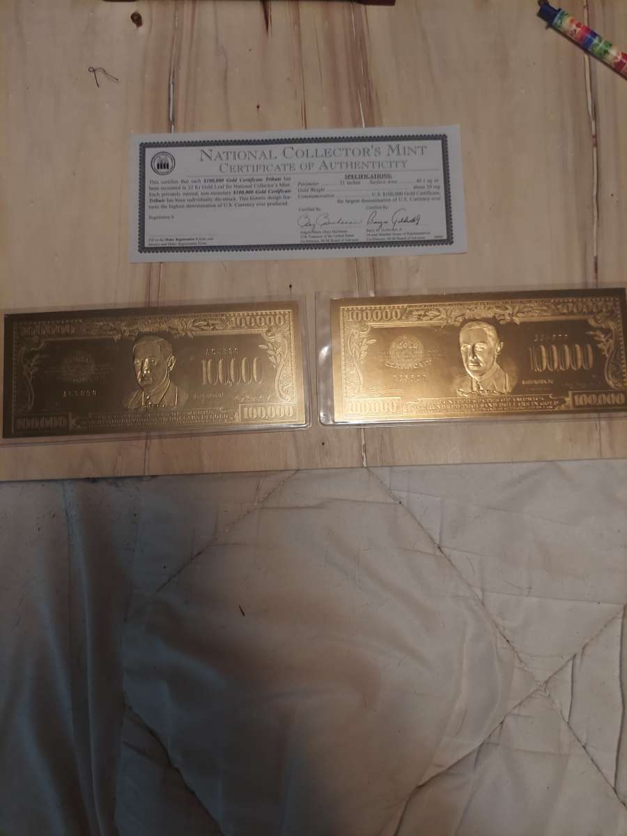 222 carrot gold leavesWhat are the One hundred thousand doll