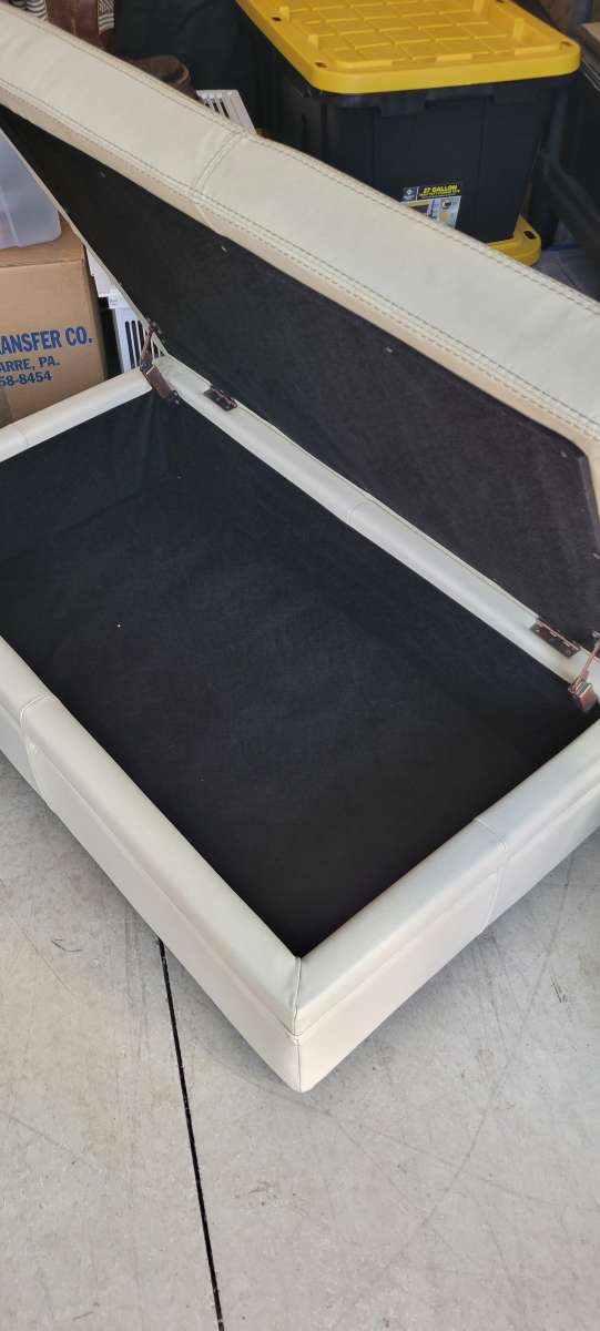 Sleeper sofa and ottoman