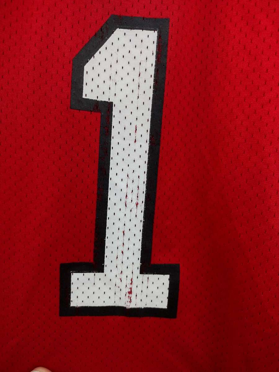 Under Armour Maryland Terrapins Terps Red White Jersey 1