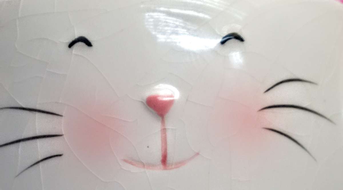 White Ceramic Bunny Mug