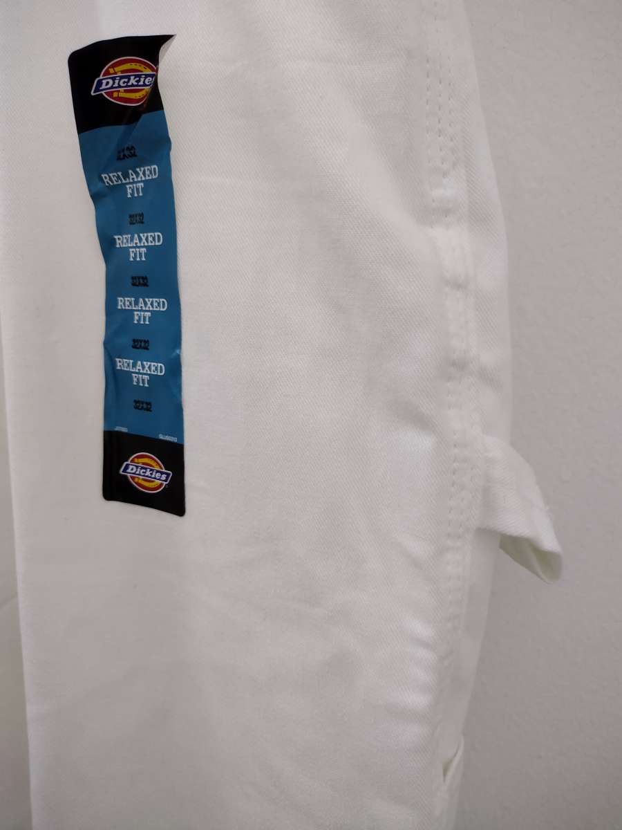 Dickies White Relaxed Fit Carpenter Jeans MENS SIZE 3232