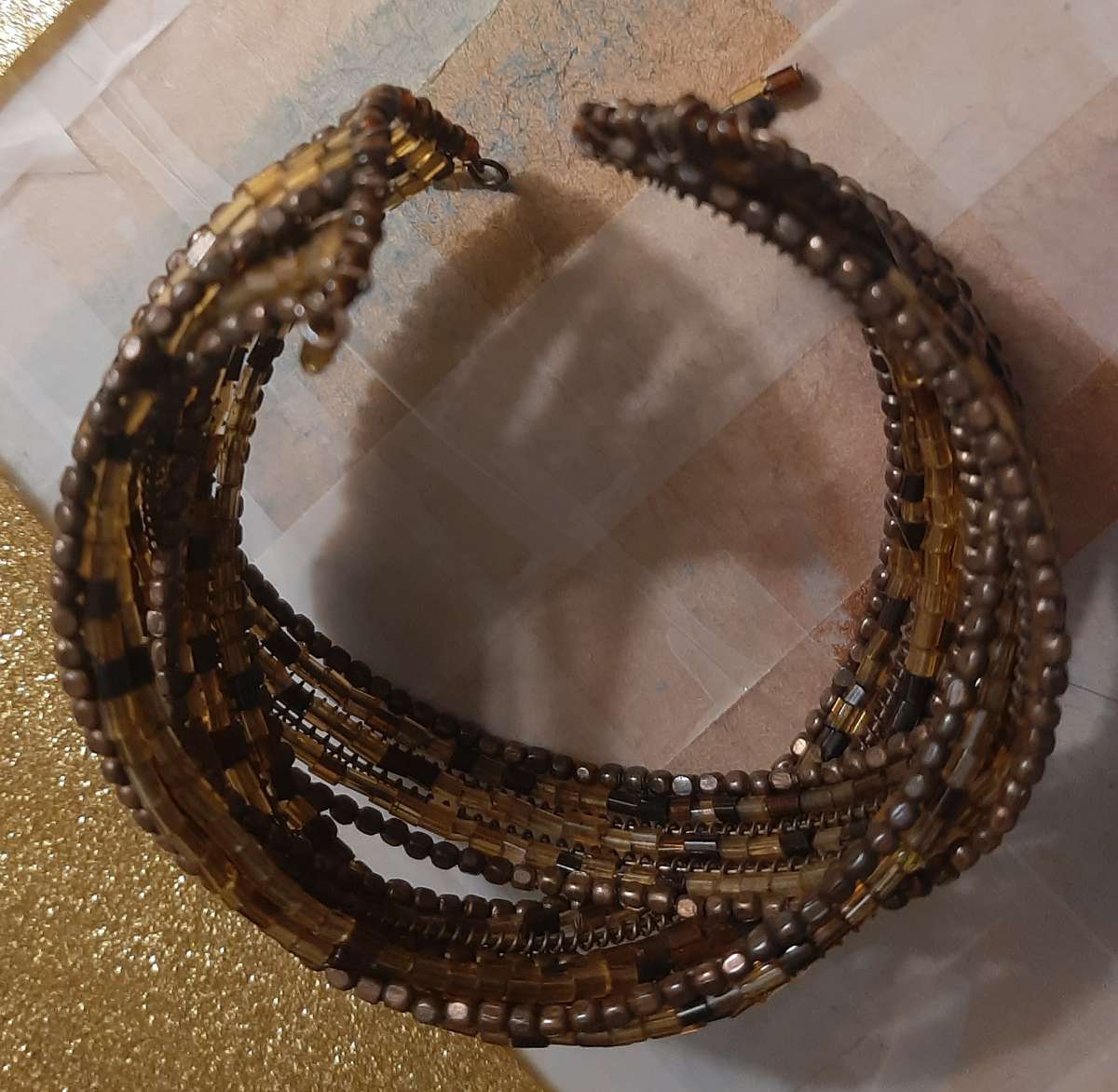 Brown Bead Bracelet