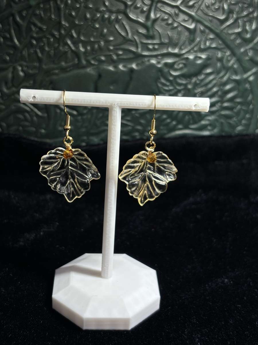 Maple leaf earrings