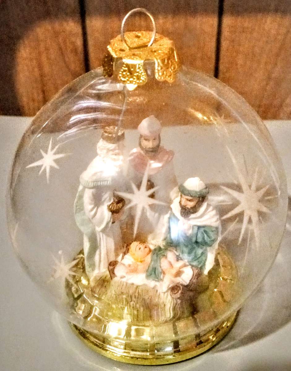 Three Kings Ornament with Stand