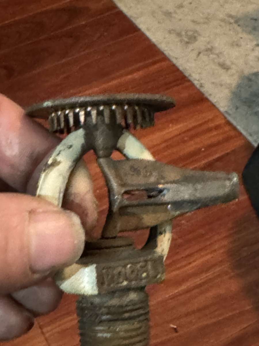 Antique Vogel Fire Sprinkler Head Box