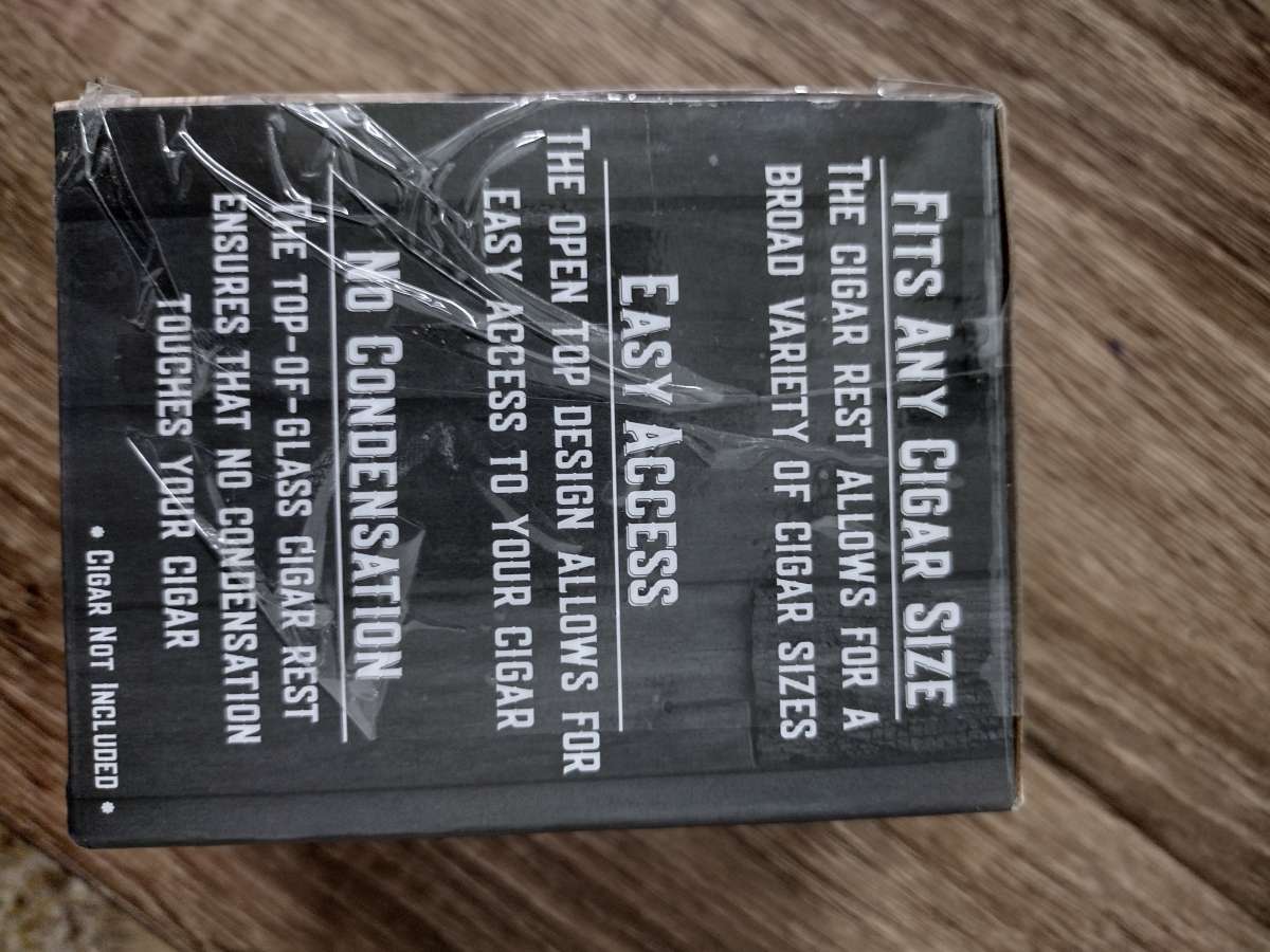 Ruckus Creations Old Fashioned Cigar Whiskey Glass