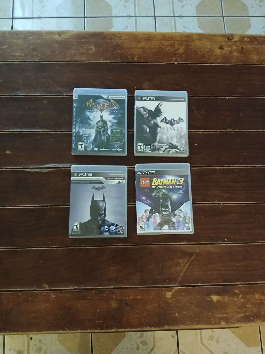 Lot Of 4 Batman Games for PlayStation 3