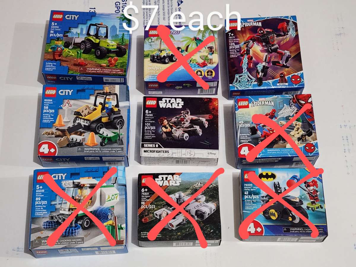 NEW LEGO Building Toy Models  Moving Sale by April 14th