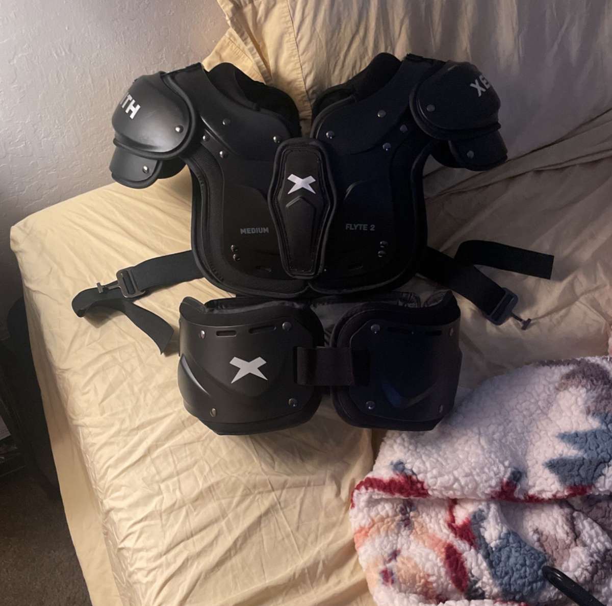 Xenith Football Pads With Rib Protector