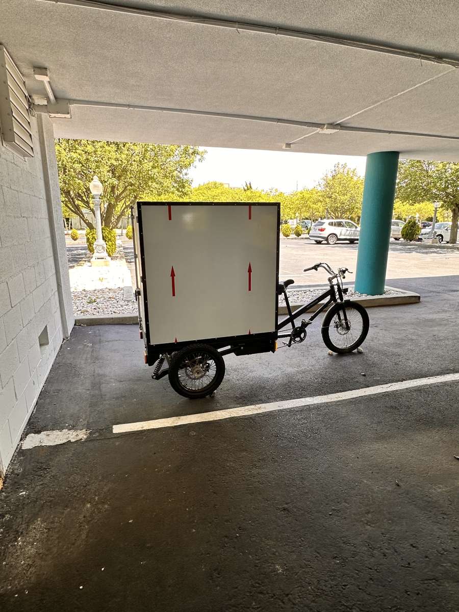 As New Electric Box Cargo Trike  Efficient Delivery Solution