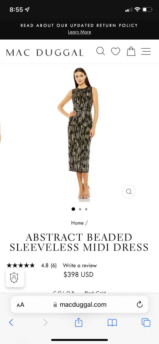 Mac Duggal dress size 6