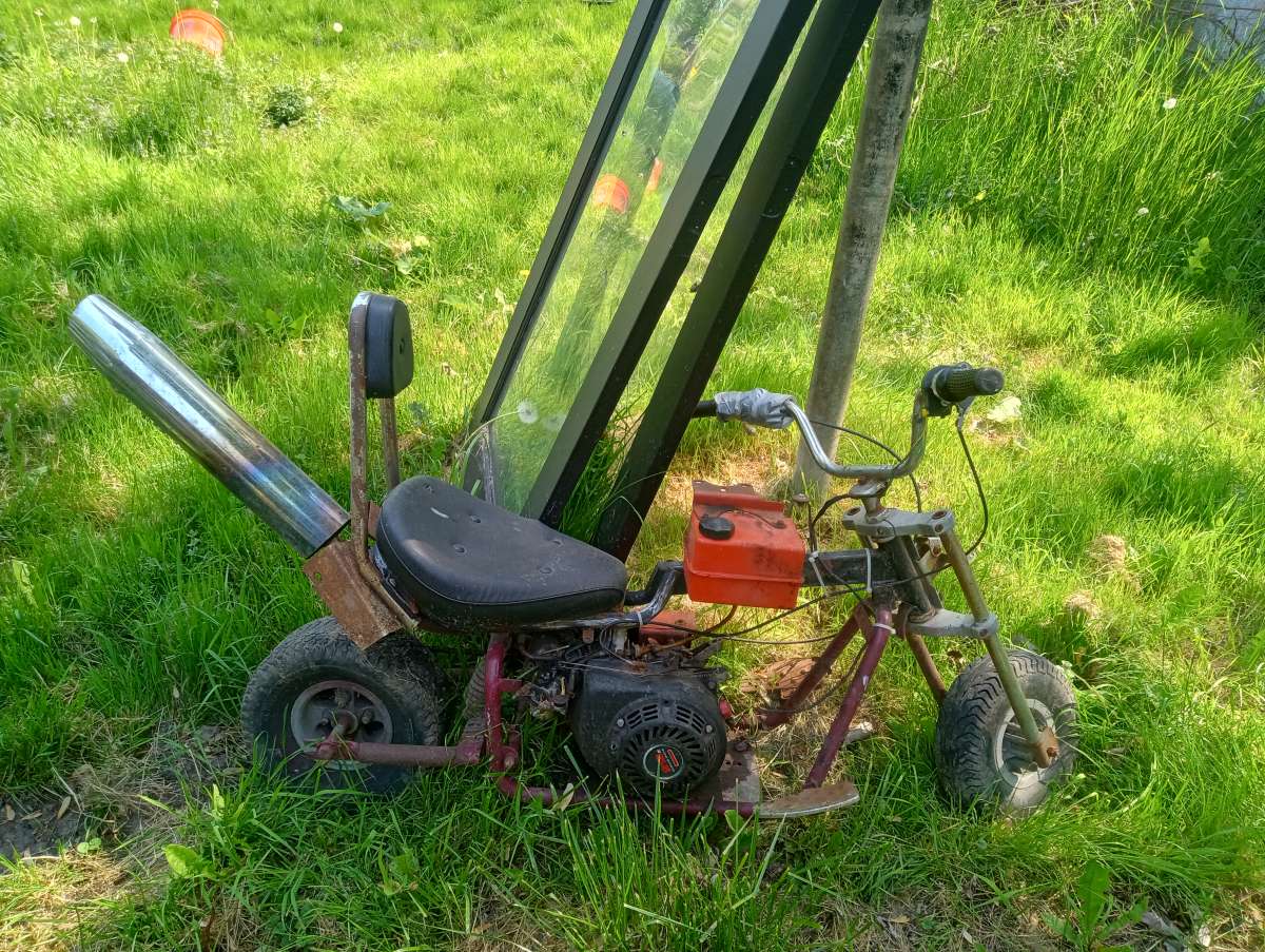 blownjetted 212cc predator on fabricated body