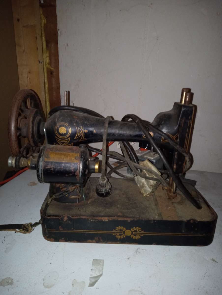 old sewing machine