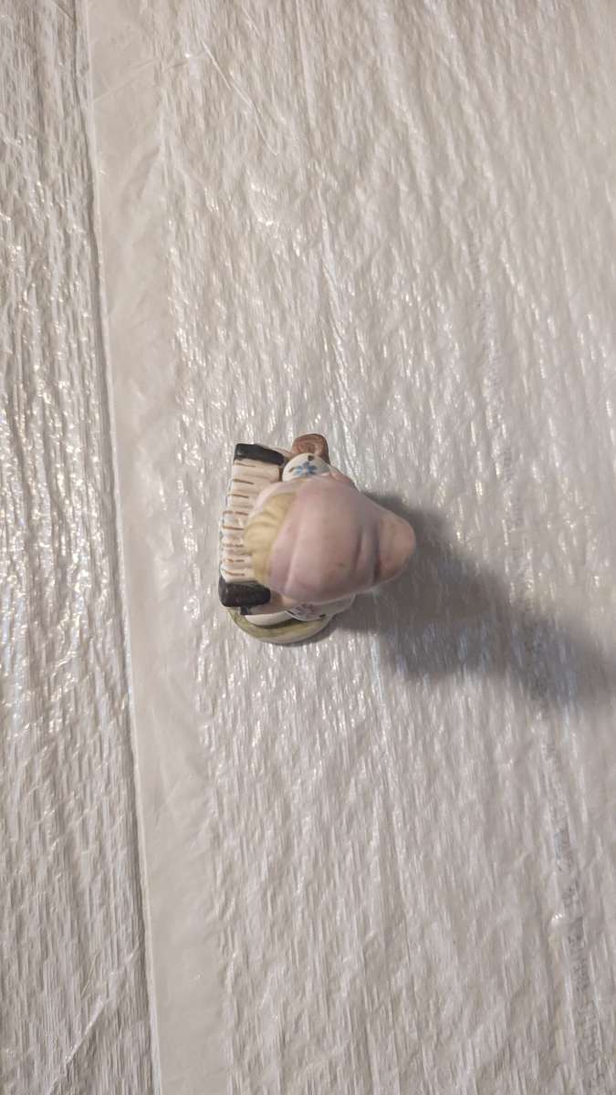 A Little Girl Playing an Accordion with a White Dress