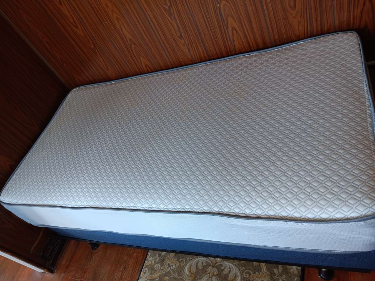 2 bed frames and mattresses