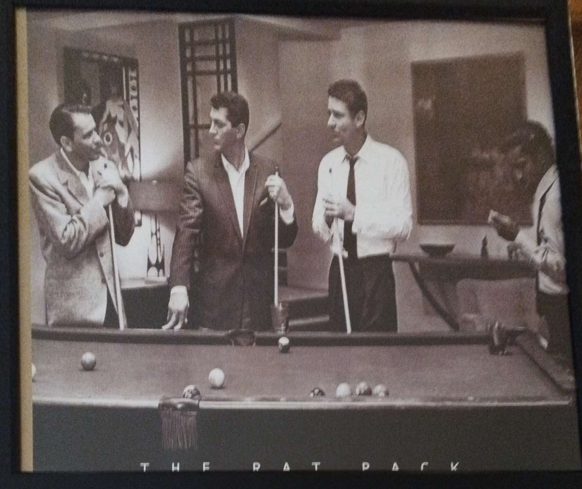 vintage picture of the rat pack