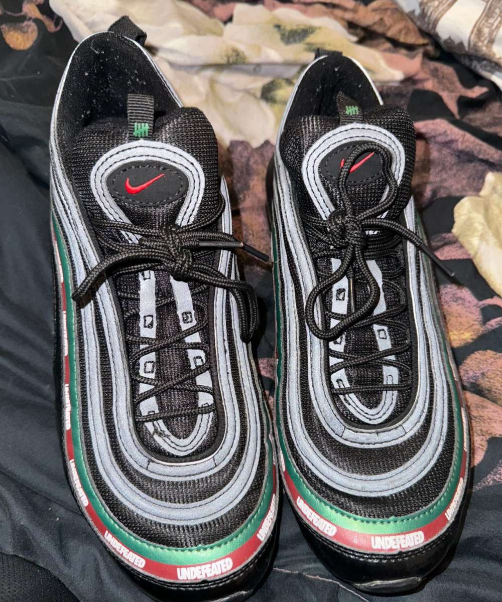 mens size 10 black Nike Air Max 97 Undefeated