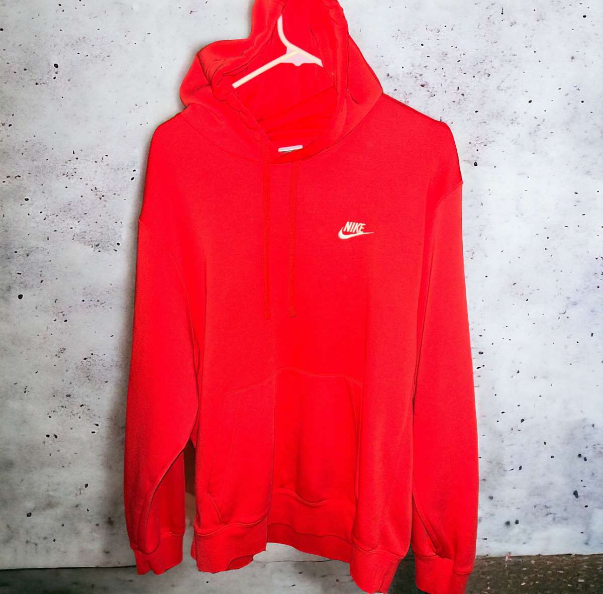 mens size large red Nike hoodie
