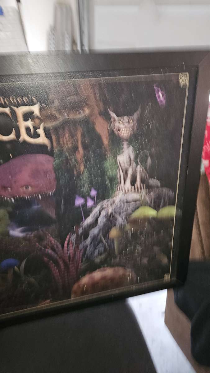 american mcgees alice mushroom garden  painting