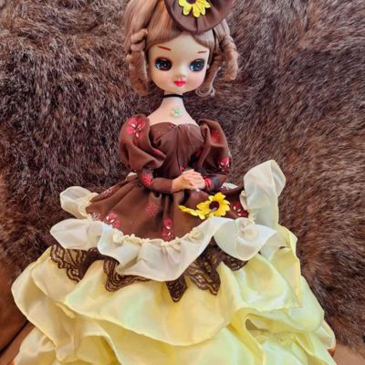 Vtg 1960s BigEyed Bradley Doll RARE COLLECTABLE