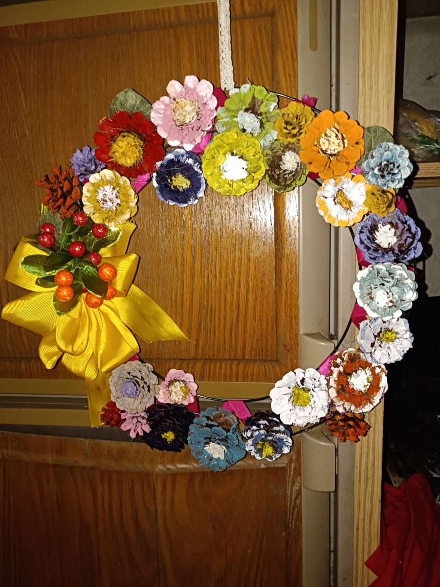 pine cone wreaths