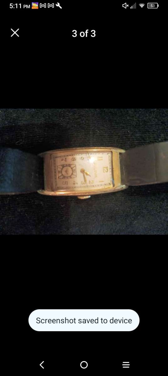 Dolls and Ventage bulova watch