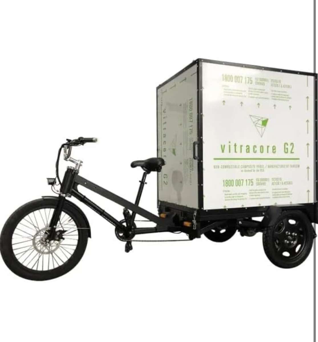 Electric Box Cargo Bike Trike  Efficient Delivery Solution