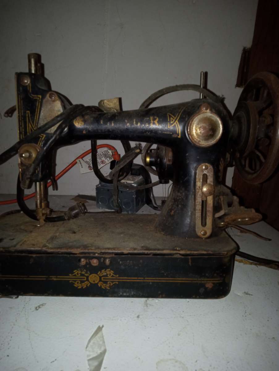old sewing machine