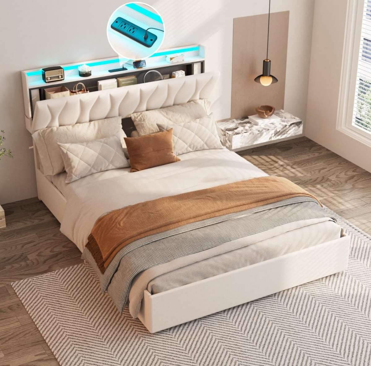 lift up storage bed