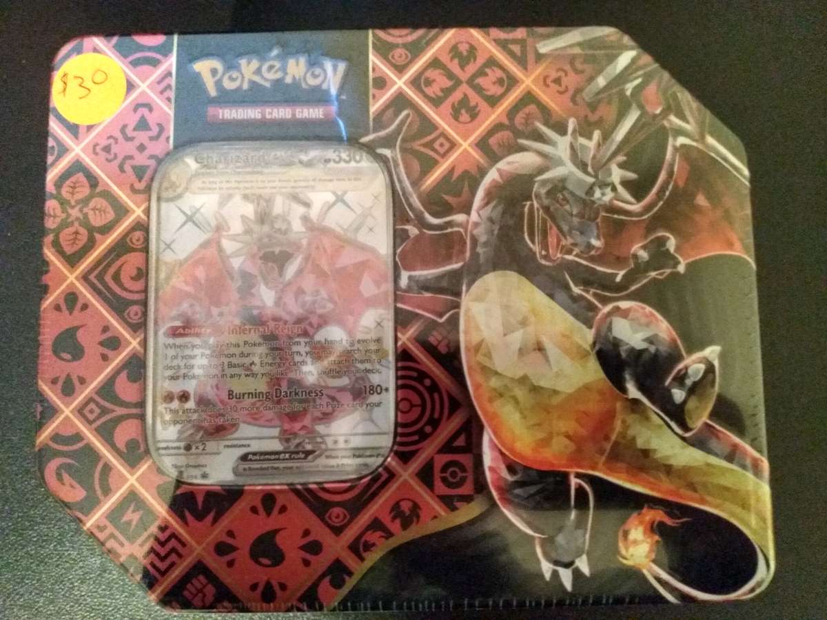 Pokemon Charizard Ex Tin
