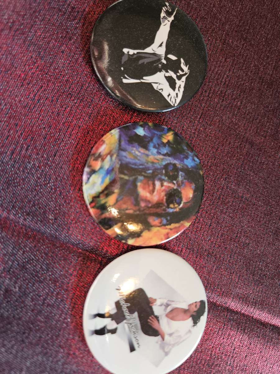 RARE Collectible Michael Jackson Pins