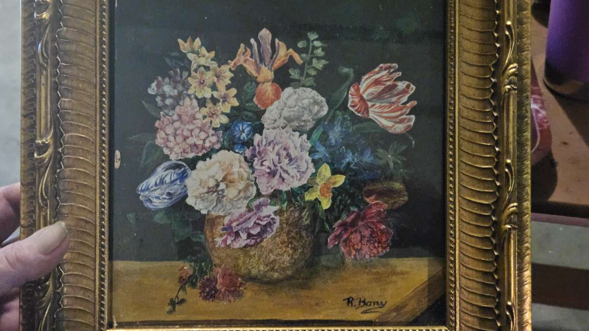 a beautiful hand painting