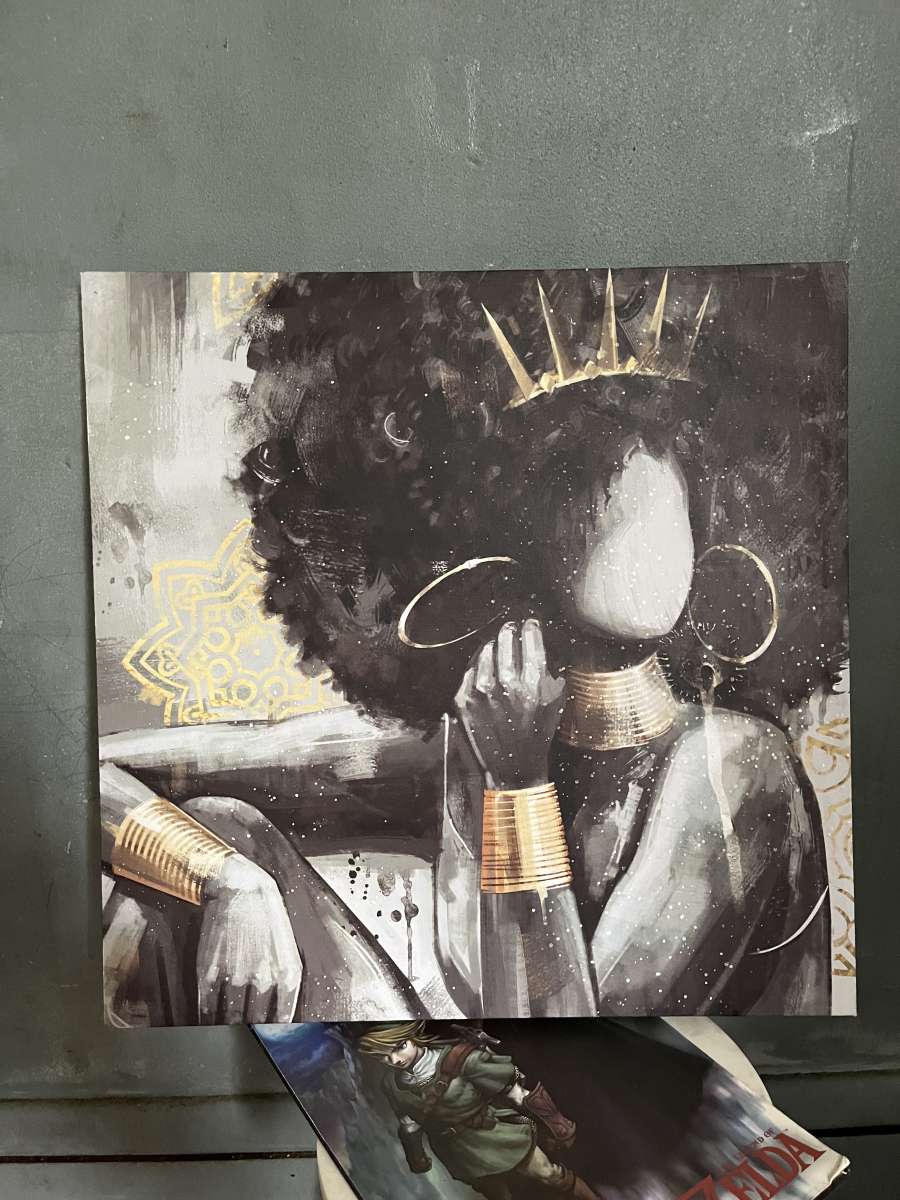 African American Queen Painting