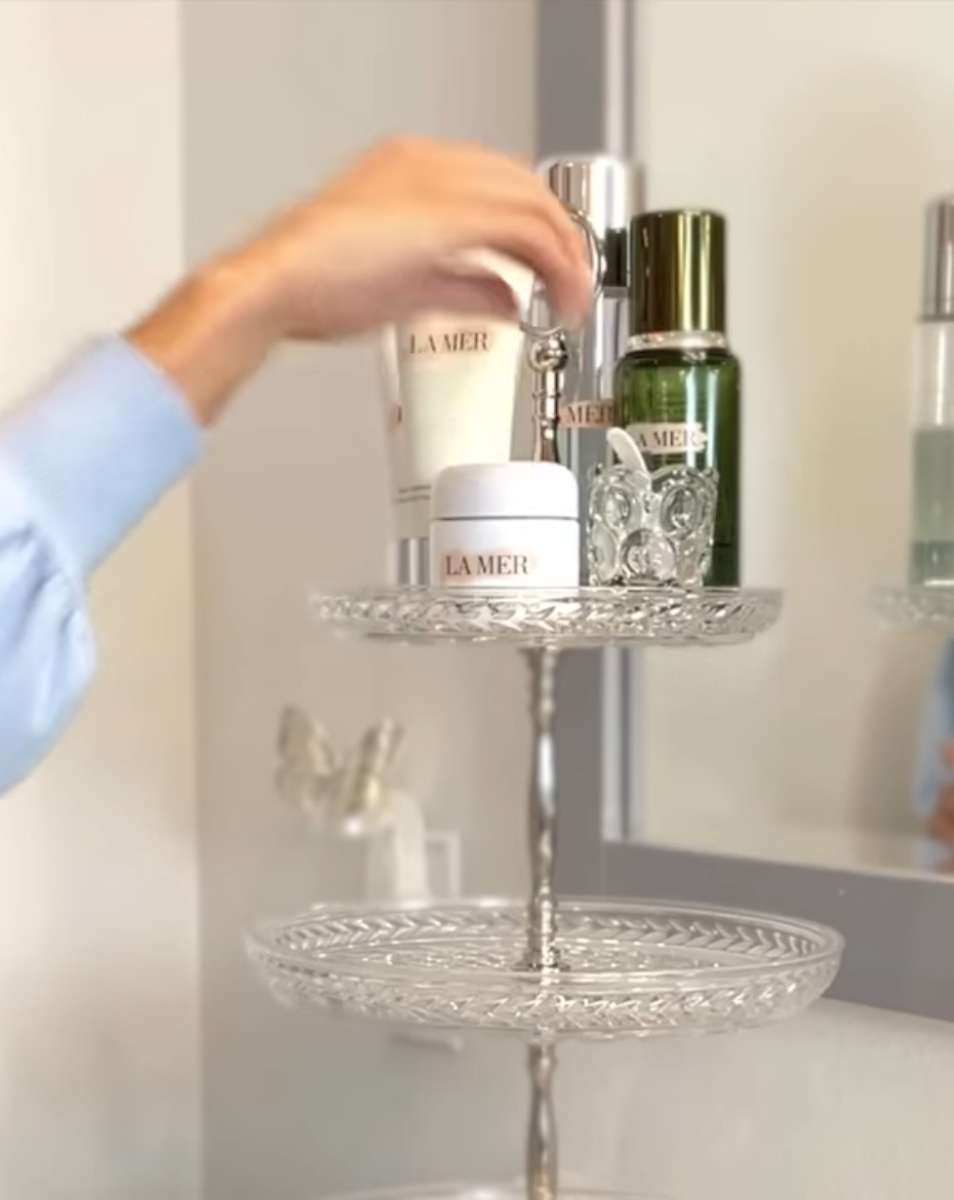 2 Layer Glass Stand for desserts