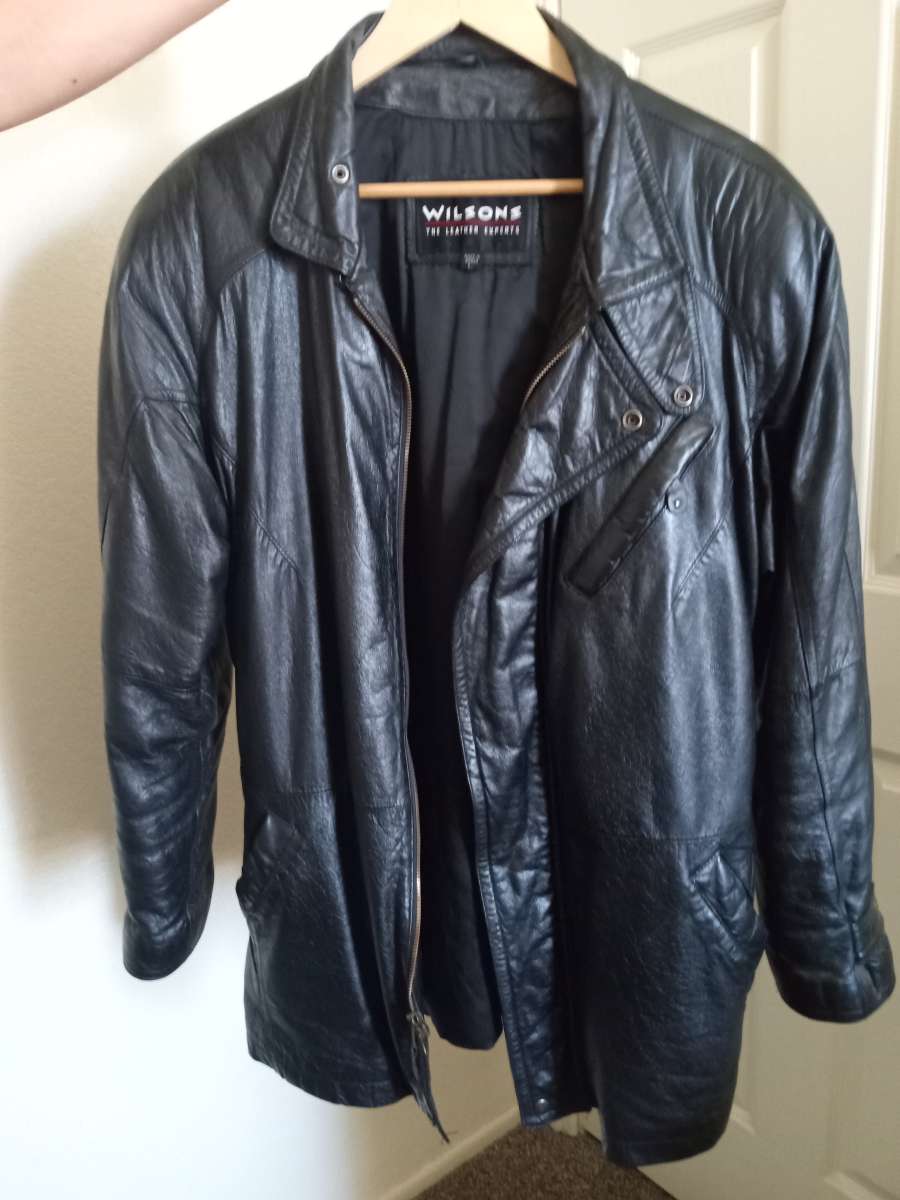 Wilsons leather jacket mens large