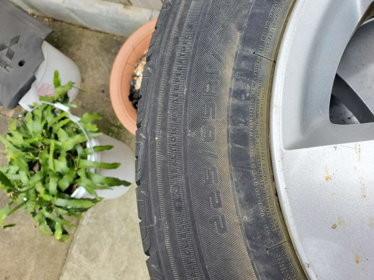 17 inch rin and tires 4 pcs