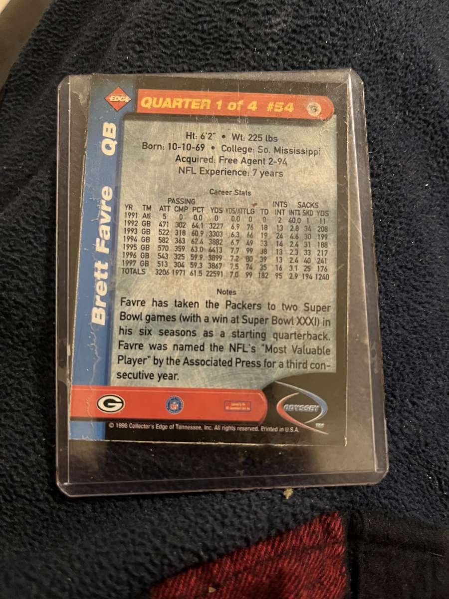 Aaron Rodgers first Super Bowl card