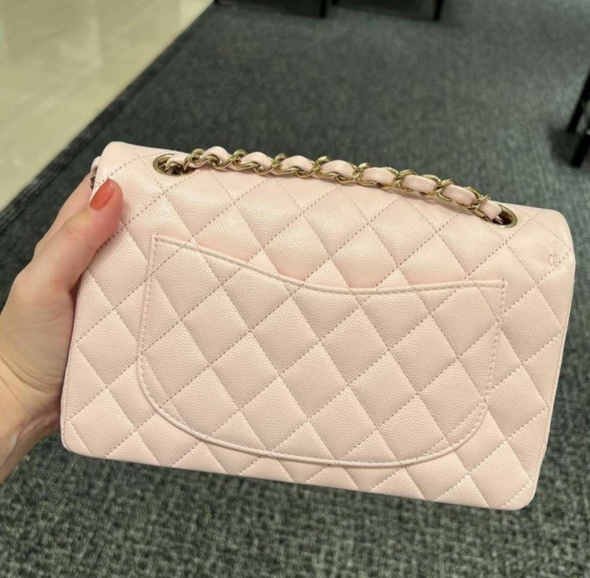 Women Classic Quilted Double Flap Shoulder Crossbody Leather