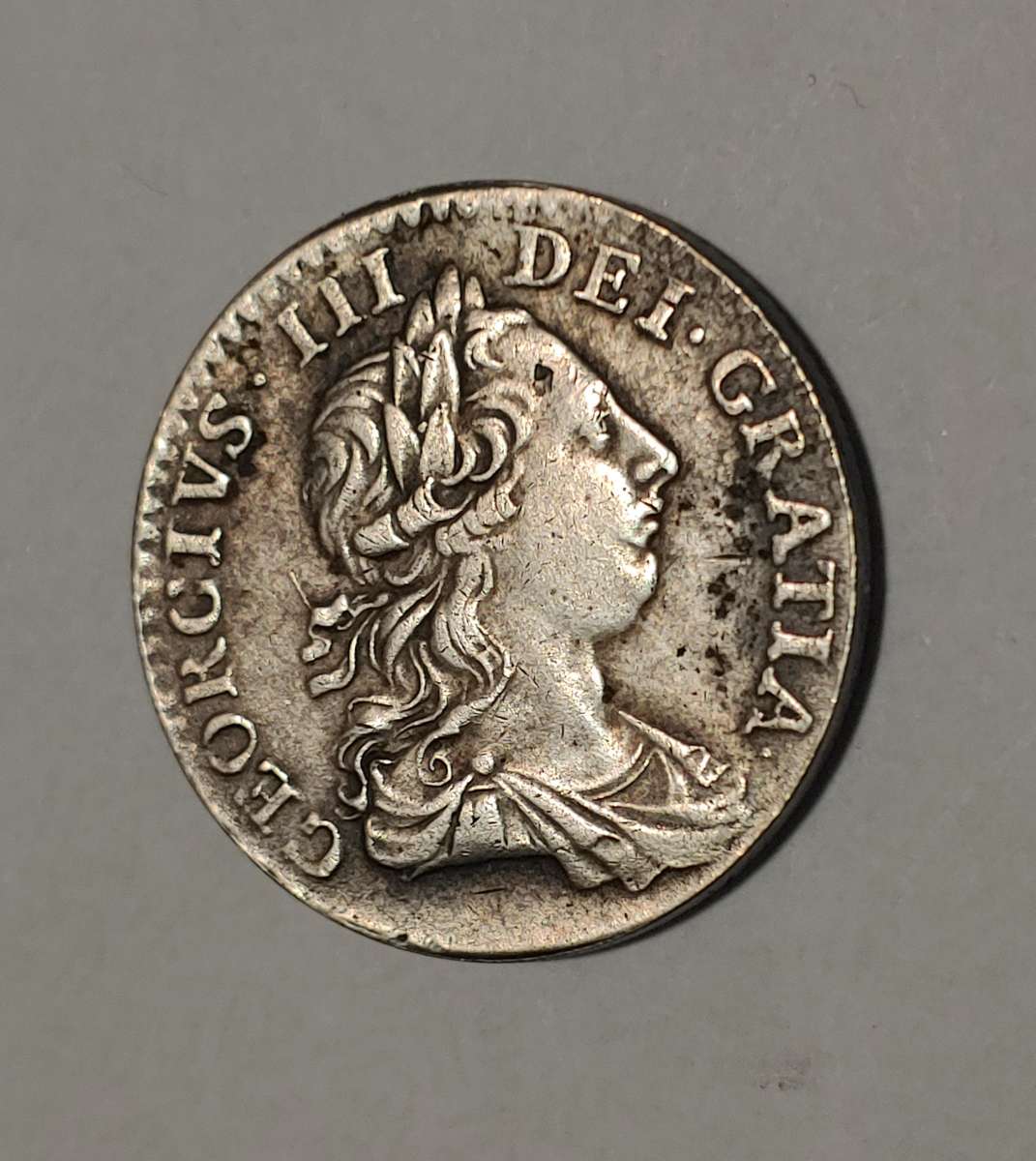 GREAT OLD NOVELTY 1763 BRITAIN SHILLING SILVER PL