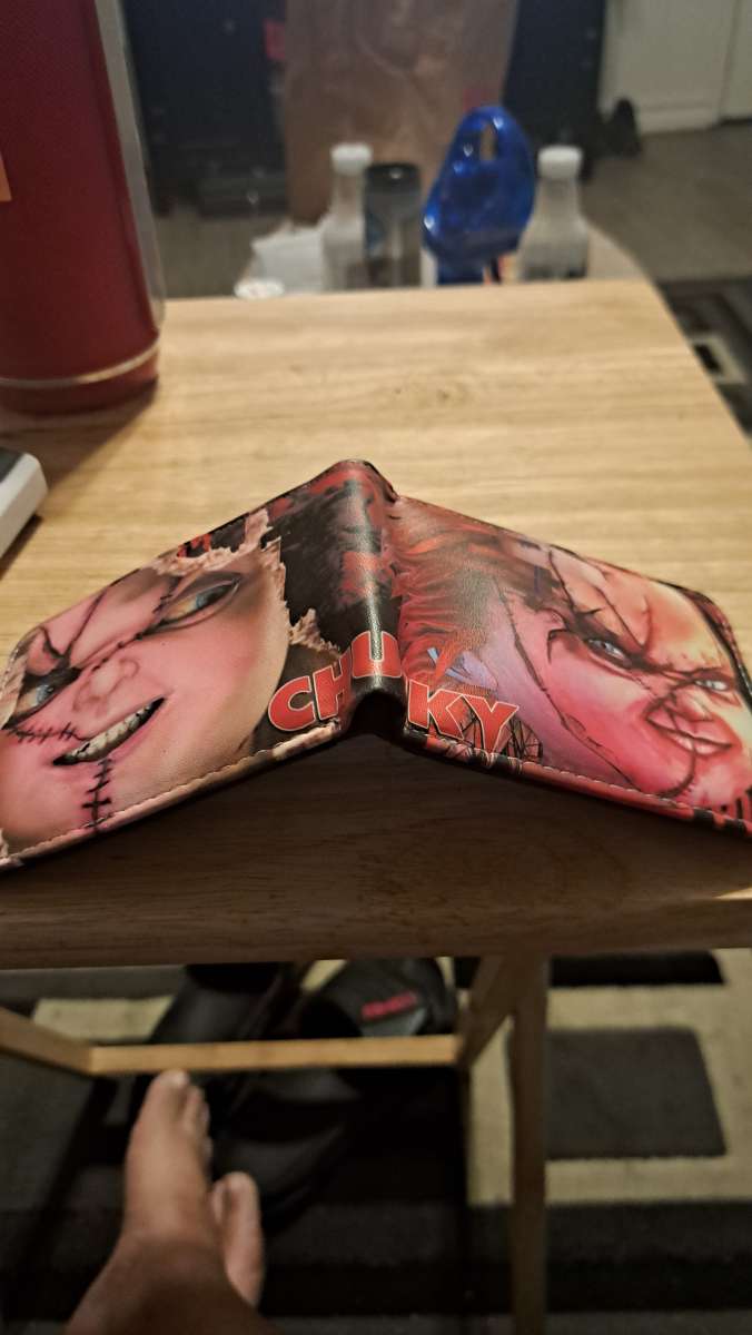 chucky wallet  CASH ONLY  no exceptions