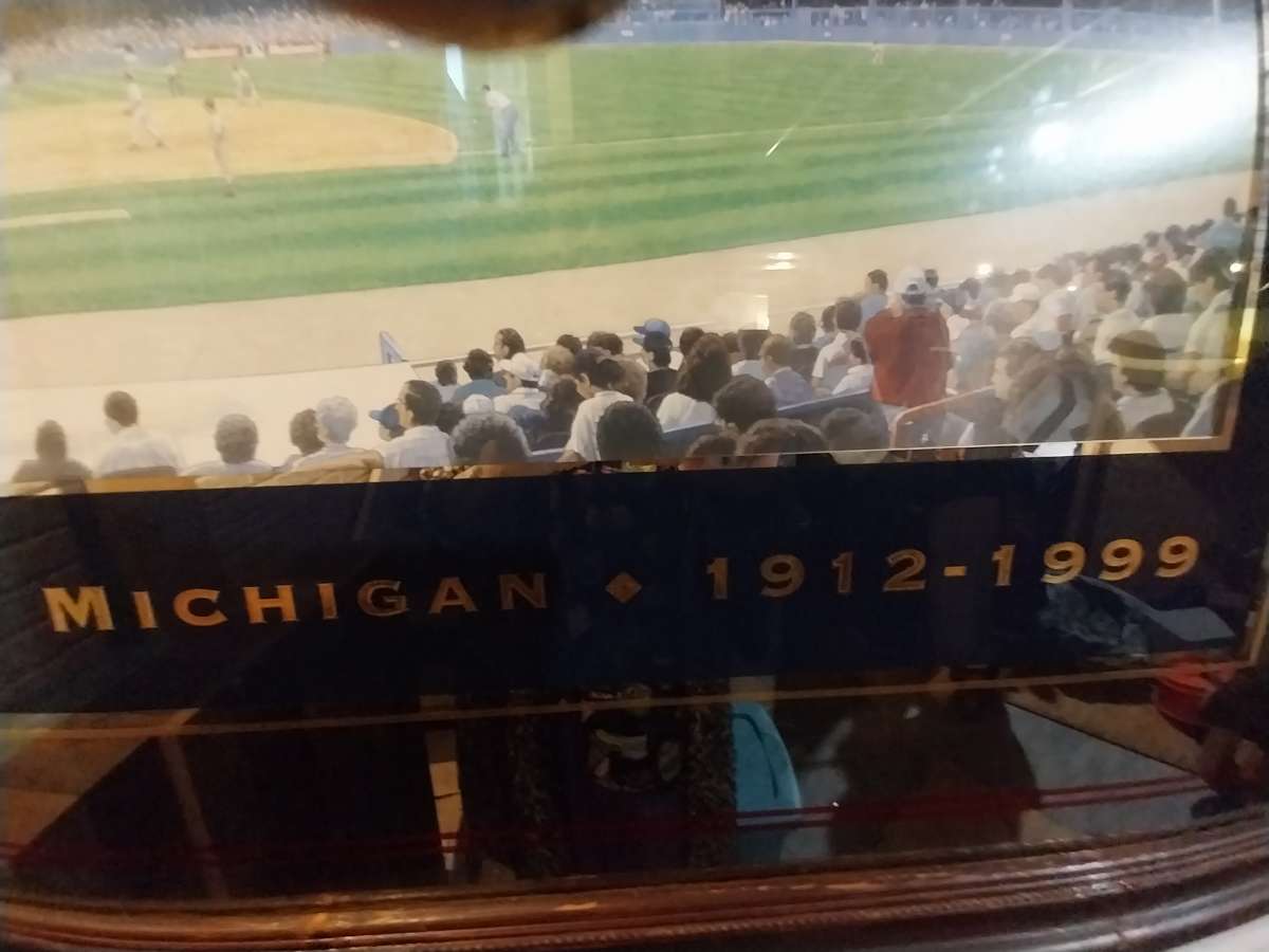tiger stadium Detroit mi 1912 1999 Budweiser mirror