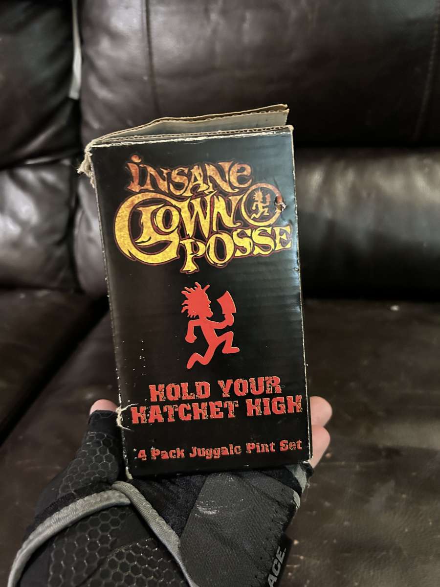 4 Set Hatchetman Pint Glasses