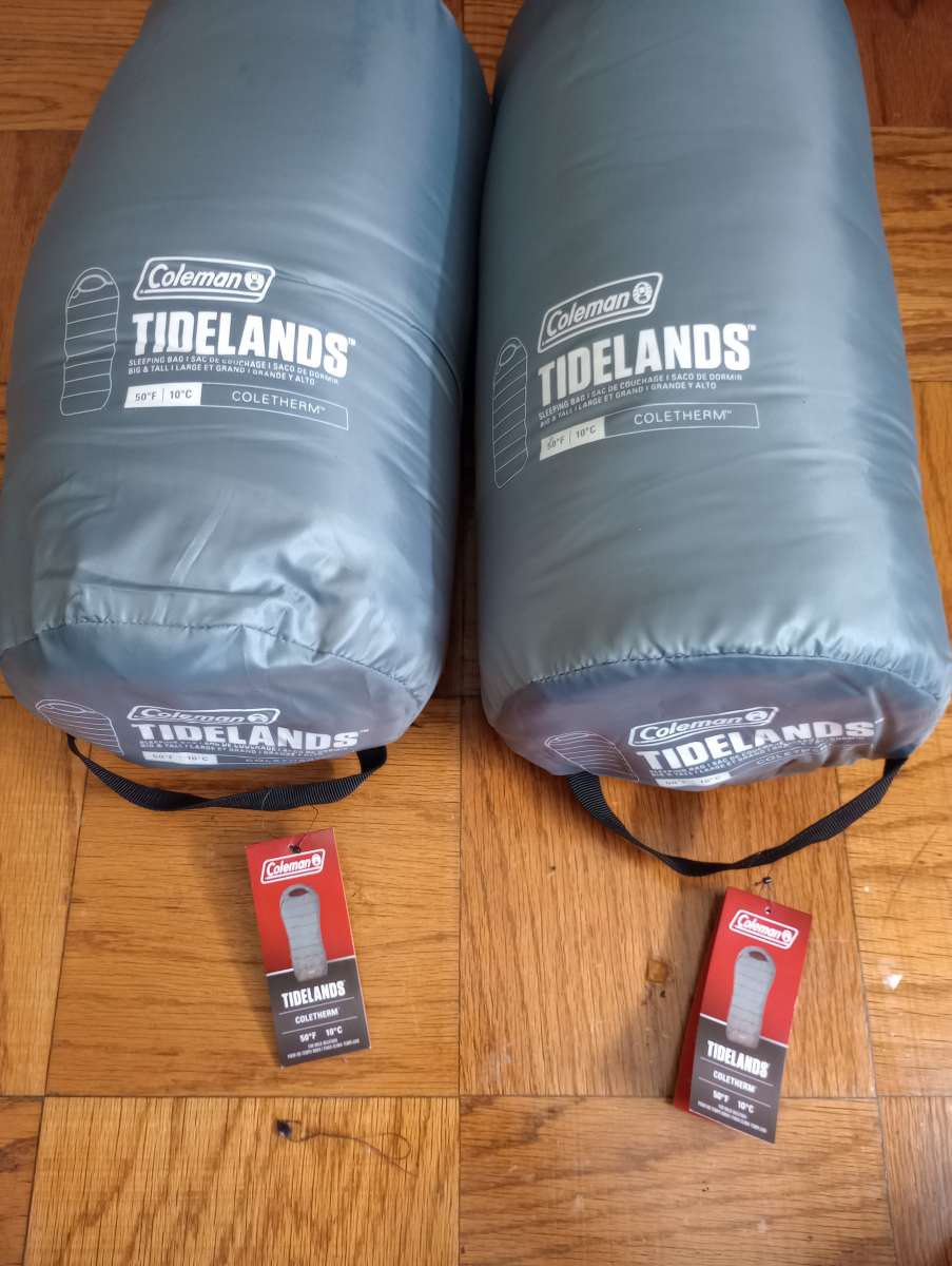Coleman tidelands sleeping bags