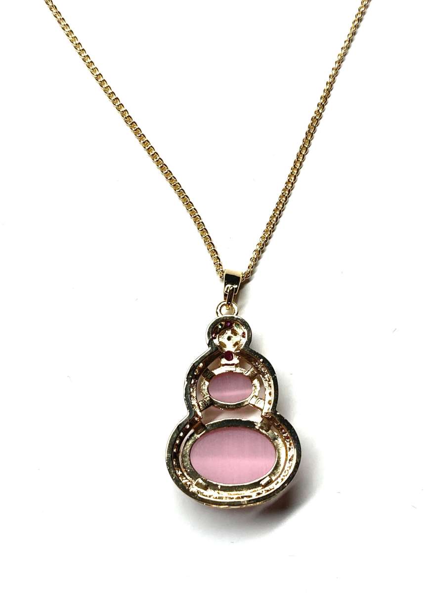pink Jade jadeite pendant necklace